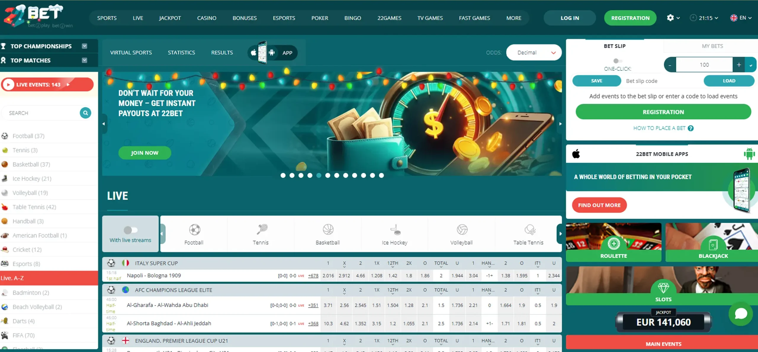 22Bet Casino 22Bet Casino